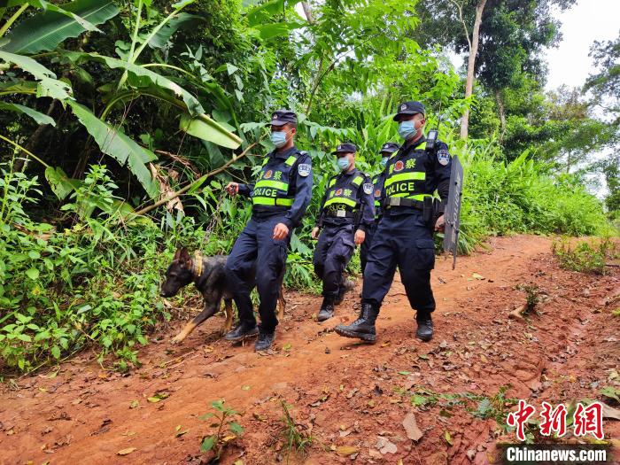 中老边境云南磨憨：神犬奇兵与民警并肩作战守护平安