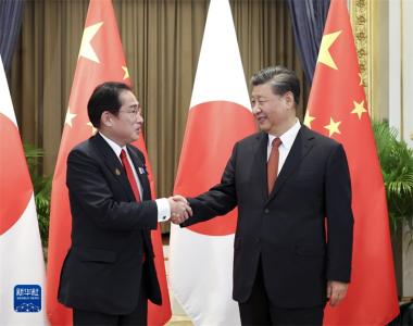 ·习近平会见日本首相岸田文雄