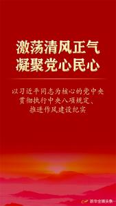 ·以习近平同志为核心的党中央贯彻执行中央八项规定、推进作风建设纪实