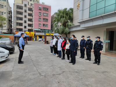 深圳园山街道开展“警社医”联动精防应急演练