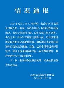 宁夏通报60余人餐后发热腹泻：系大肠杆菌和沙门氏菌感染