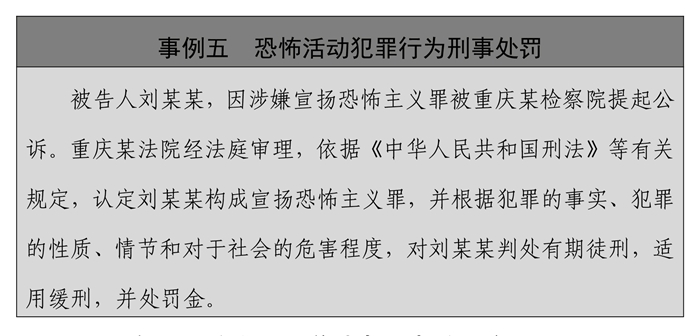 中国的反恐怖主义法律制度体系与实践