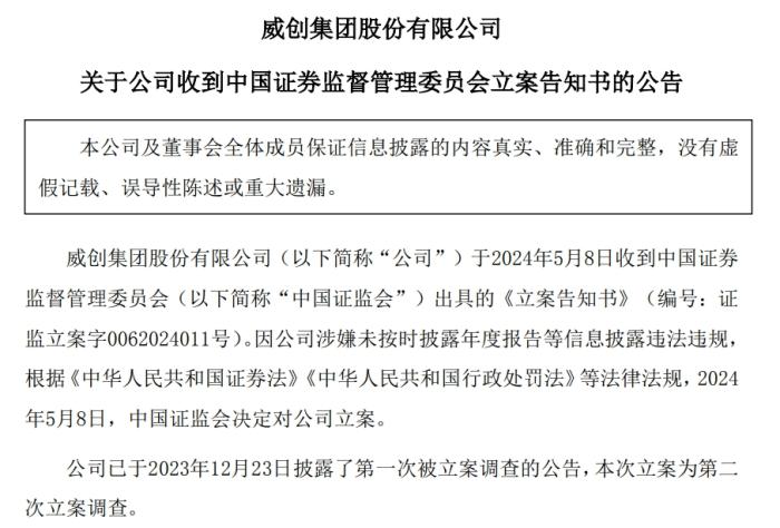 涉嫌信披违法违规，一天内8家上市公司被证监会立案