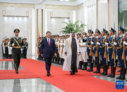 习近平同阿联酋总统穆罕默德会谈